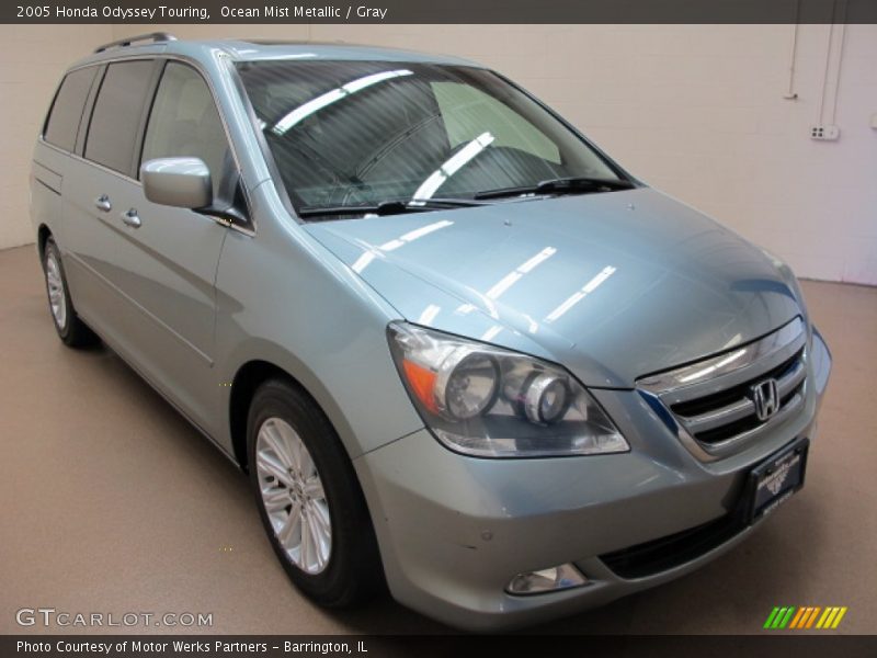 Ocean Mist Metallic / Gray 2005 Honda Odyssey Touring
