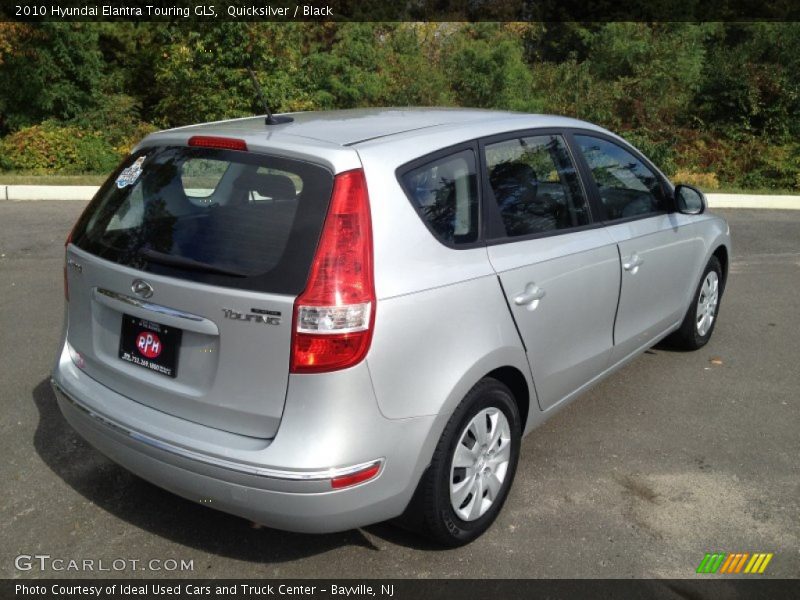 Quicksilver / Black 2010 Hyundai Elantra Touring GLS