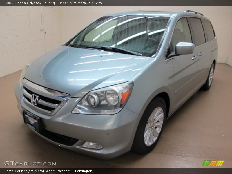 Ocean Mist Metallic / Gray 2005 Honda Odyssey Touring