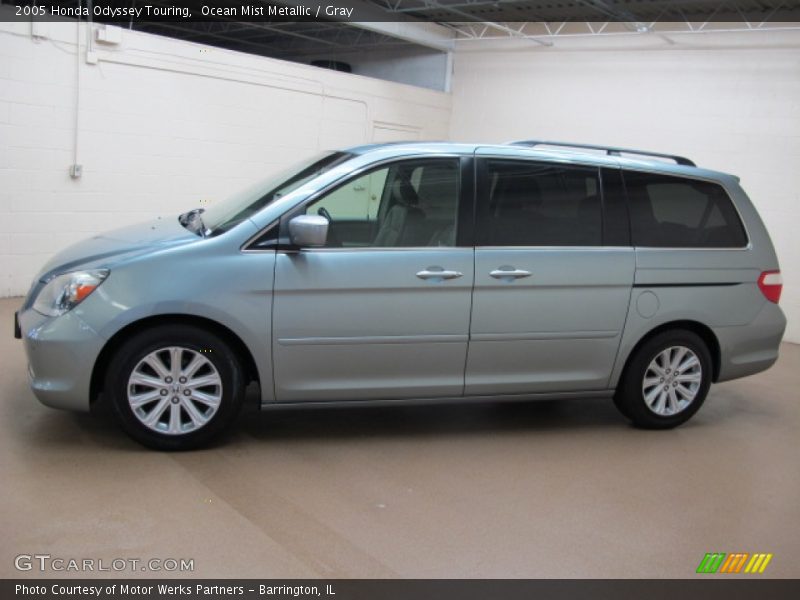 Ocean Mist Metallic / Gray 2005 Honda Odyssey Touring