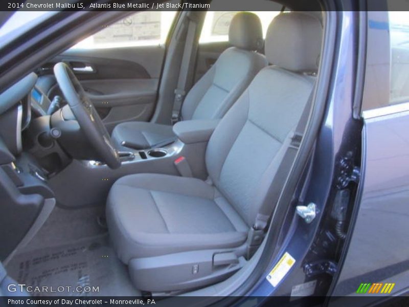 Atlantis Blue Metallic / Jet Black/Titanium 2014 Chevrolet Malibu LS