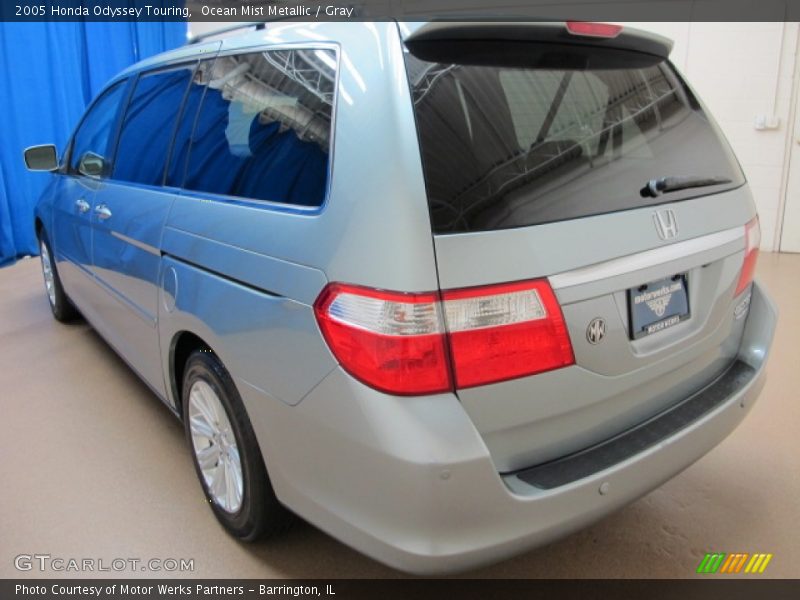 Ocean Mist Metallic / Gray 2005 Honda Odyssey Touring