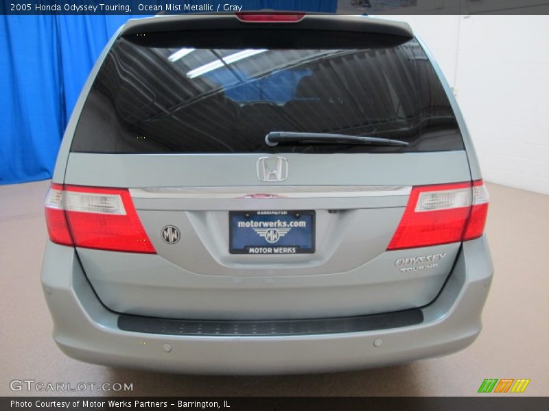 Ocean Mist Metallic / Gray 2005 Honda Odyssey Touring