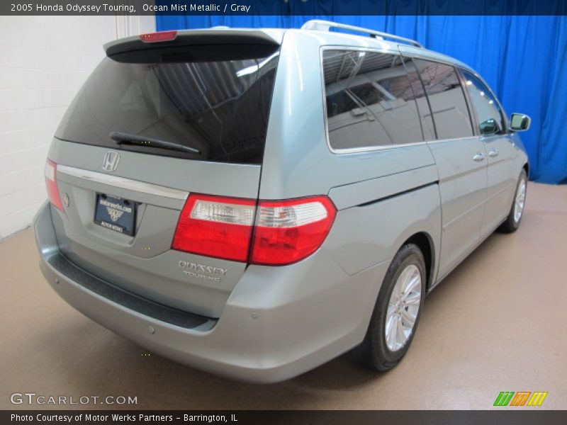 Ocean Mist Metallic / Gray 2005 Honda Odyssey Touring