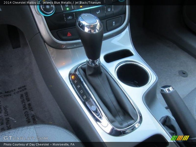 Atlantis Blue Metallic / Jet Black/Titanium 2014 Chevrolet Malibu LS
