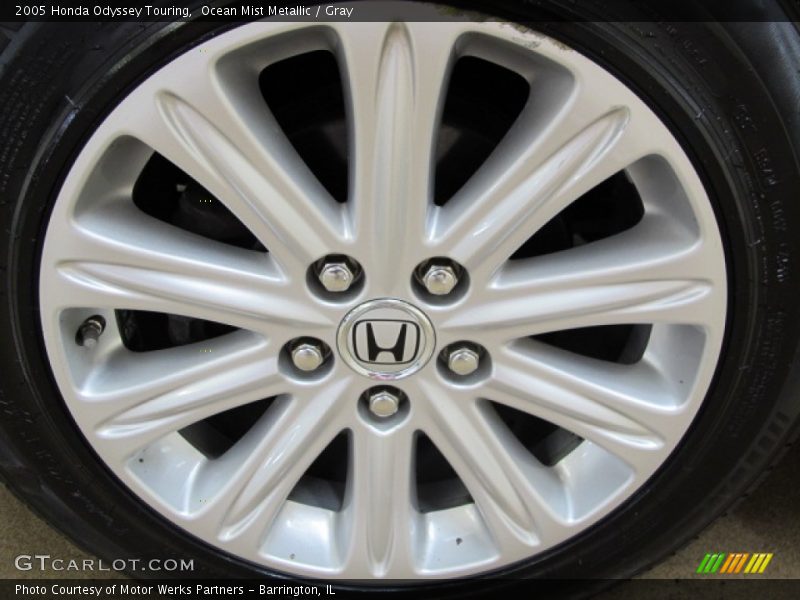 Ocean Mist Metallic / Gray 2005 Honda Odyssey Touring