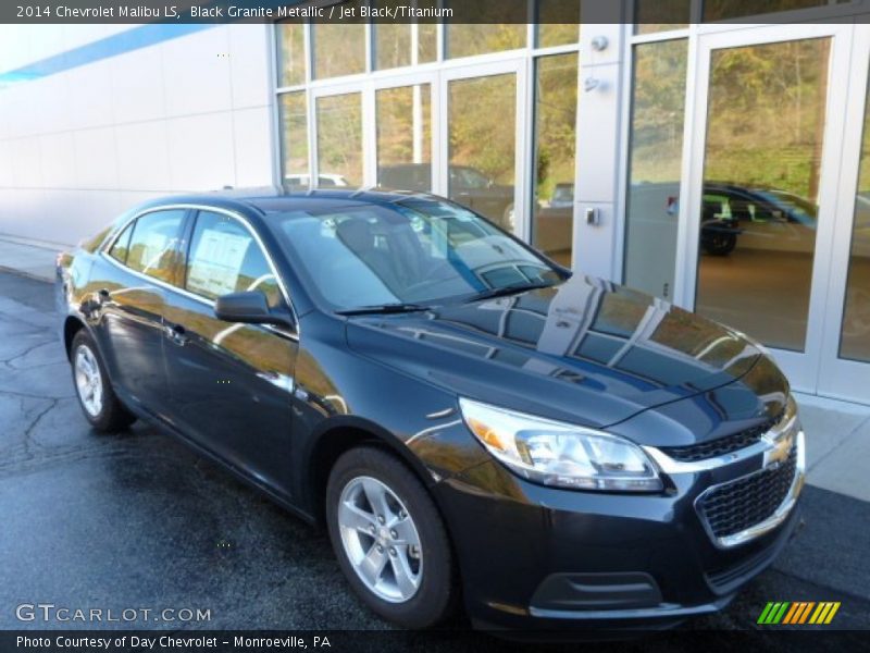 Black Granite Metallic / Jet Black/Titanium 2014 Chevrolet Malibu LS