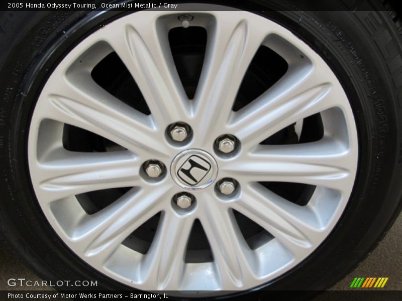 Ocean Mist Metallic / Gray 2005 Honda Odyssey Touring
