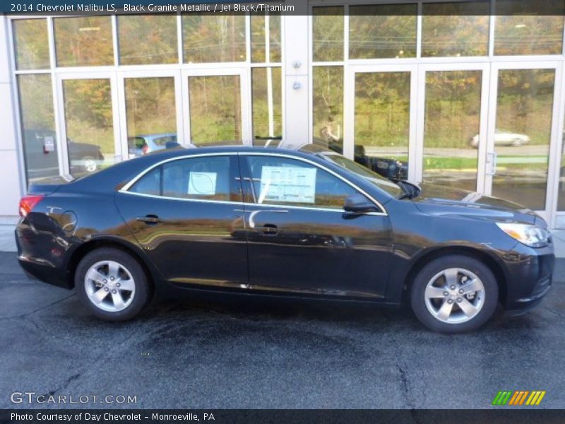 Black Granite Metallic / Jet Black/Titanium 2014 Chevrolet Malibu LS