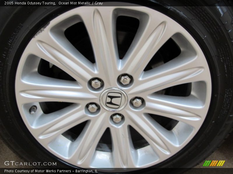 Ocean Mist Metallic / Gray 2005 Honda Odyssey Touring