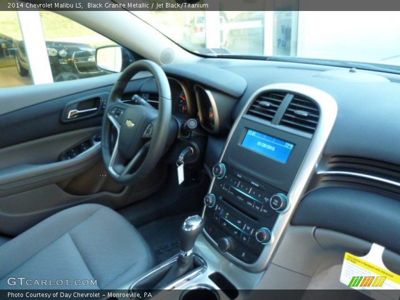 Black Granite Metallic / Jet Black/Titanium 2014 Chevrolet Malibu LS