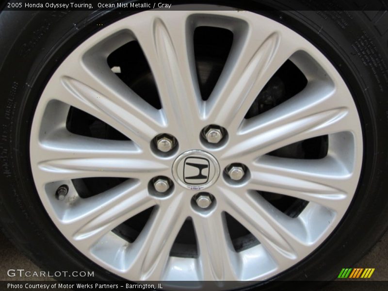 Ocean Mist Metallic / Gray 2005 Honda Odyssey Touring