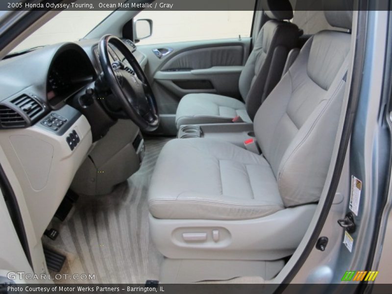 Ocean Mist Metallic / Gray 2005 Honda Odyssey Touring