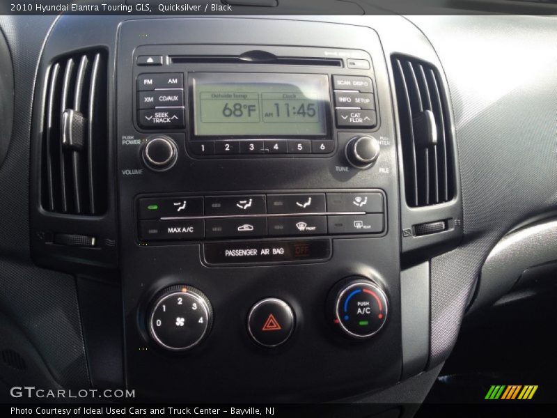 Quicksilver / Black 2010 Hyundai Elantra Touring GLS
