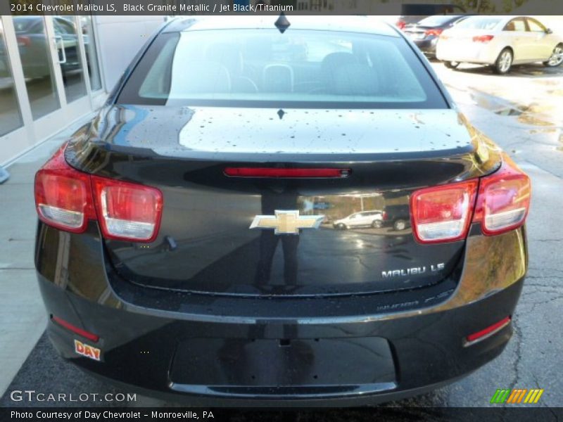 Black Granite Metallic / Jet Black/Titanium 2014 Chevrolet Malibu LS