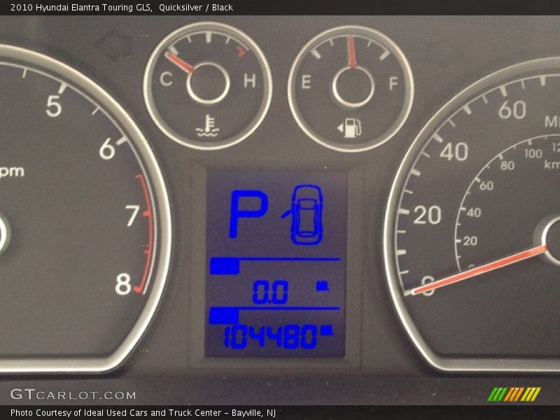 Quicksilver / Black 2010 Hyundai Elantra Touring GLS