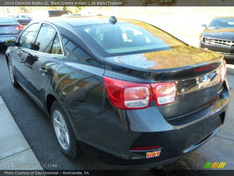 Black Granite Metallic / Jet Black/Titanium 2014 Chevrolet Malibu LS