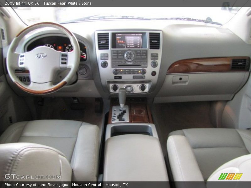 Tuscan Pearl White / Stone 2008 Infiniti QX 56