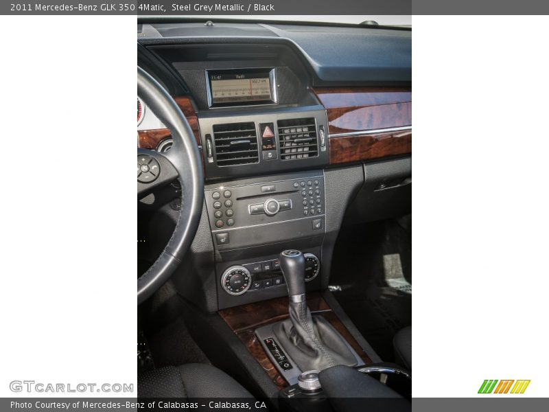 Steel Grey Metallic / Black 2011 Mercedes-Benz GLK 350 4Matic