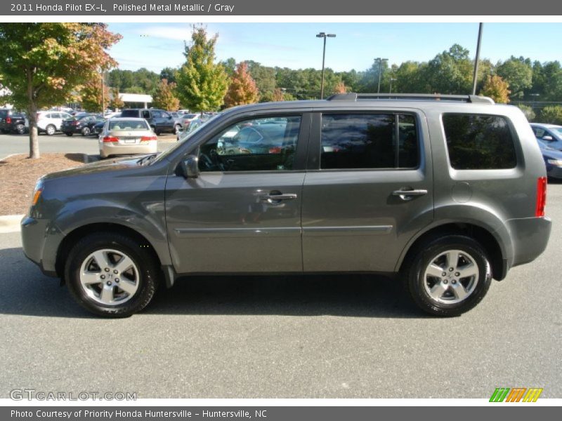 Polished Metal Metallic / Gray 2011 Honda Pilot EX-L