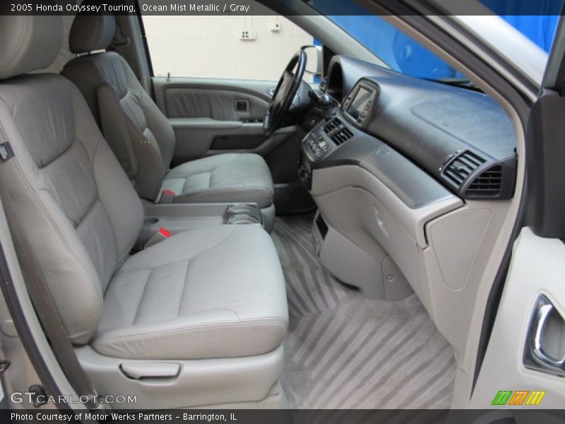 Ocean Mist Metallic / Gray 2005 Honda Odyssey Touring