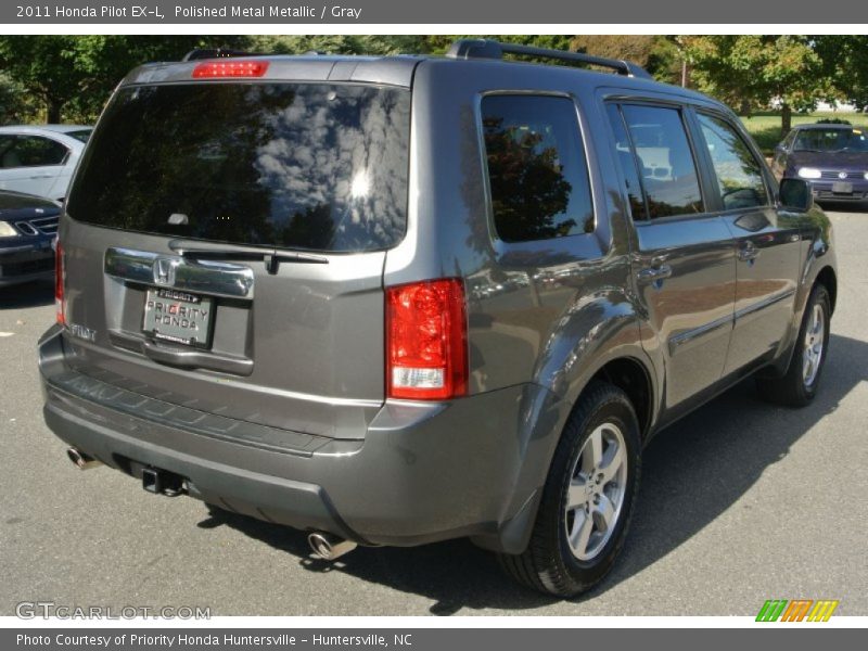 Polished Metal Metallic / Gray 2011 Honda Pilot EX-L