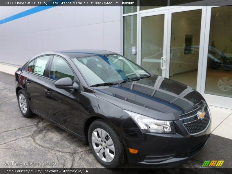 Black Granite Metallic / Jet Black/Medium Titanium 2014 Chevrolet Cruze LS