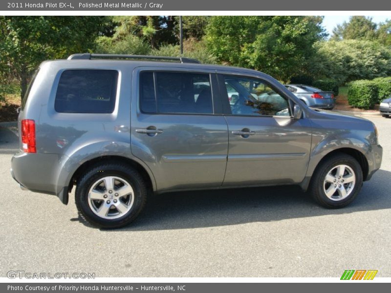 Polished Metal Metallic / Gray 2011 Honda Pilot EX-L