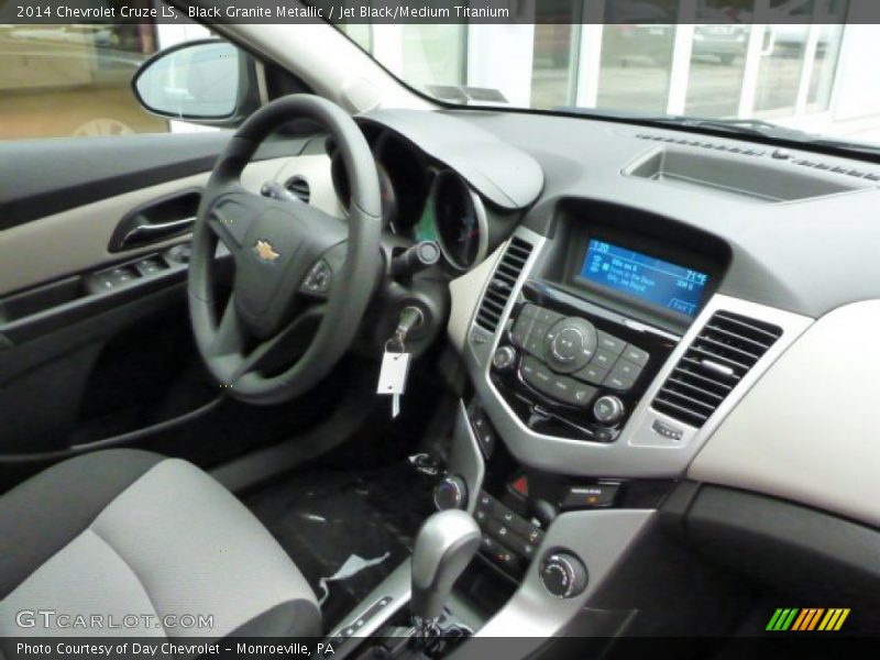 Black Granite Metallic / Jet Black/Medium Titanium 2014 Chevrolet Cruze LS