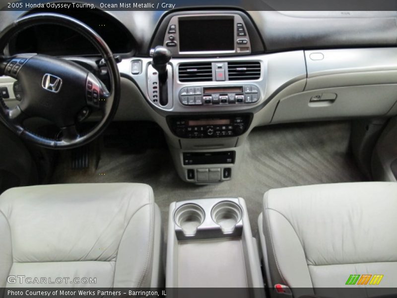 Ocean Mist Metallic / Gray 2005 Honda Odyssey Touring