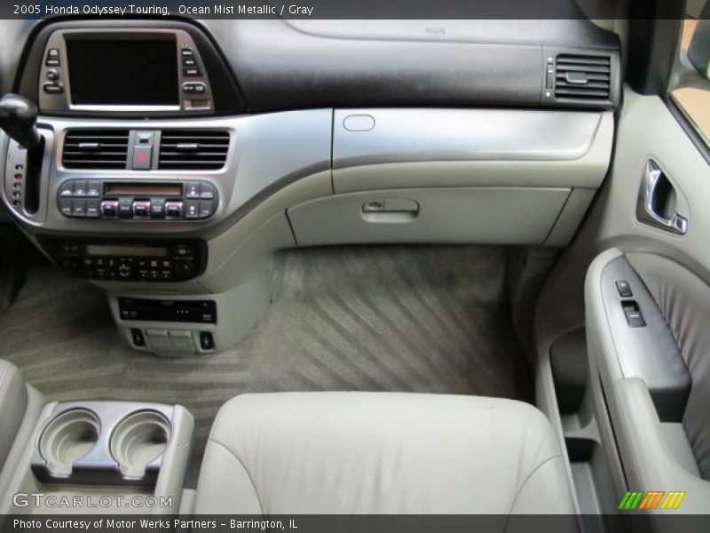 Ocean Mist Metallic / Gray 2005 Honda Odyssey Touring