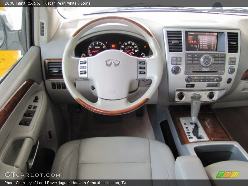 Tuscan Pearl White / Stone 2008 Infiniti QX 56