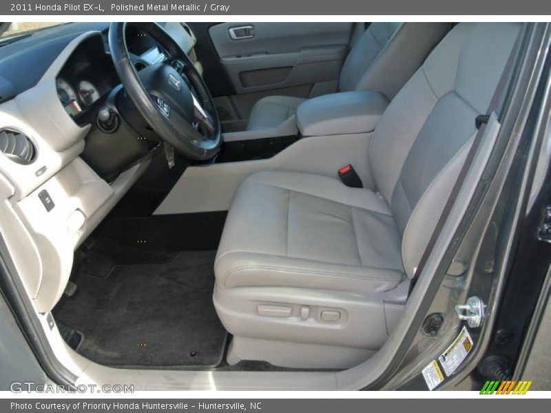 Polished Metal Metallic / Gray 2011 Honda Pilot EX-L