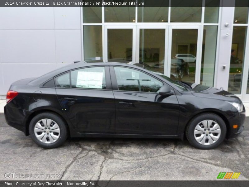 Black Granite Metallic / Jet Black/Medium Titanium 2014 Chevrolet Cruze LS