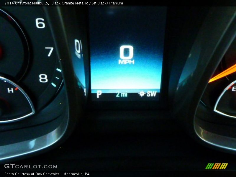 Black Granite Metallic / Jet Black/Titanium 2014 Chevrolet Malibu LS