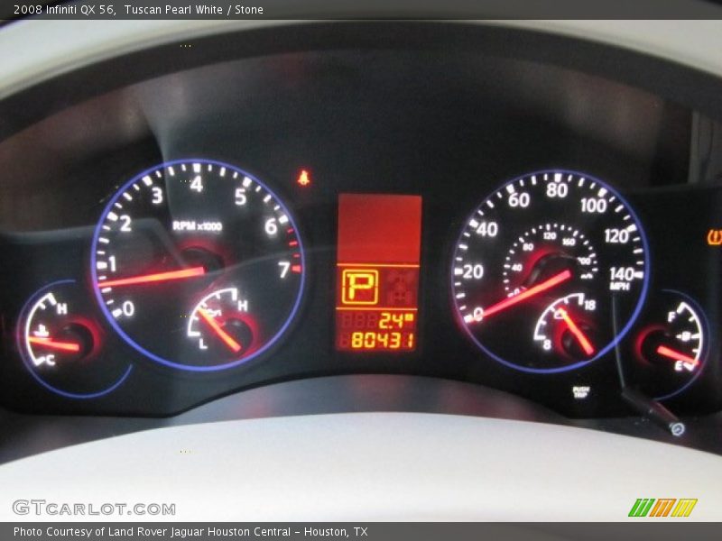 Tuscan Pearl White / Stone 2008 Infiniti QX 56