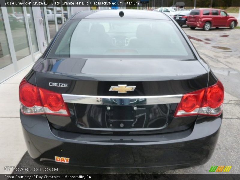 Black Granite Metallic / Jet Black/Medium Titanium 2014 Chevrolet Cruze LS