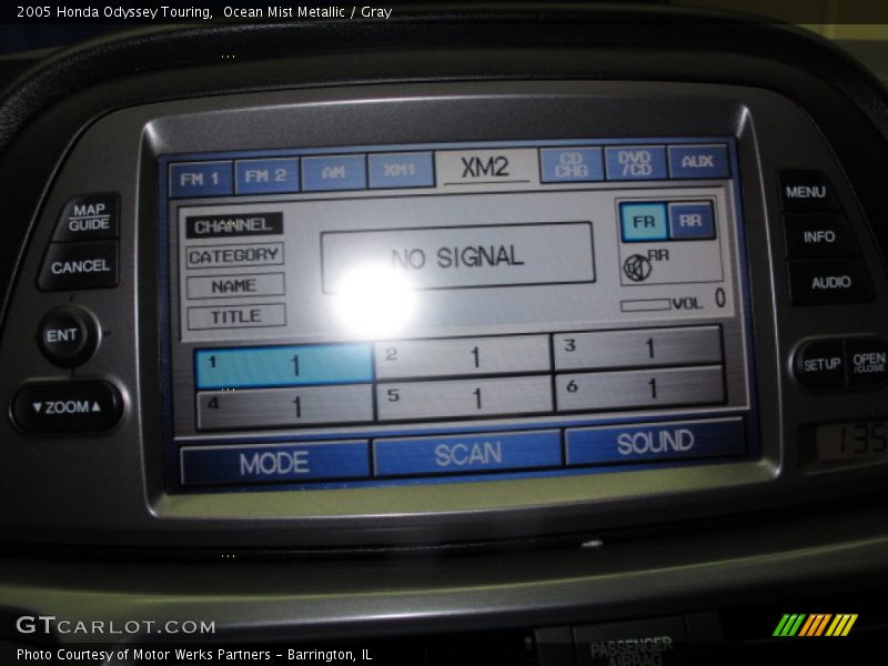 Ocean Mist Metallic / Gray 2005 Honda Odyssey Touring