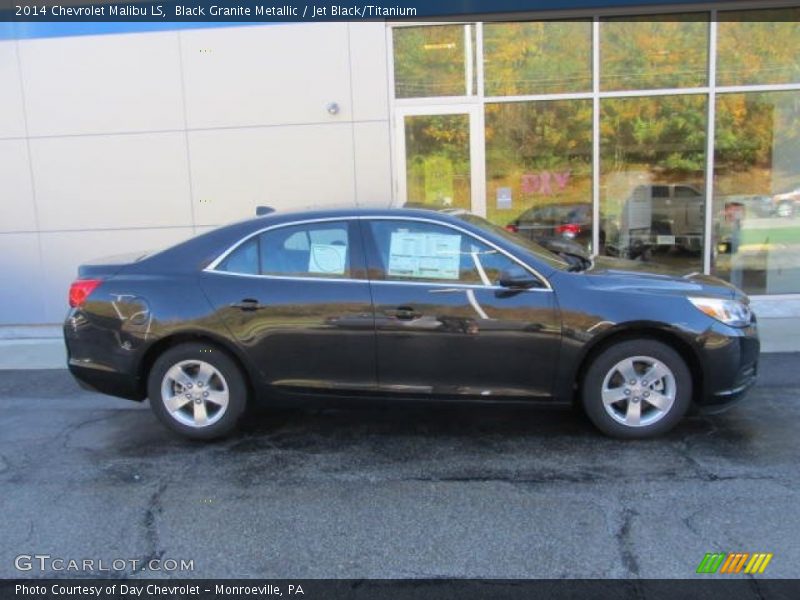 Black Granite Metallic / Jet Black/Titanium 2014 Chevrolet Malibu LS