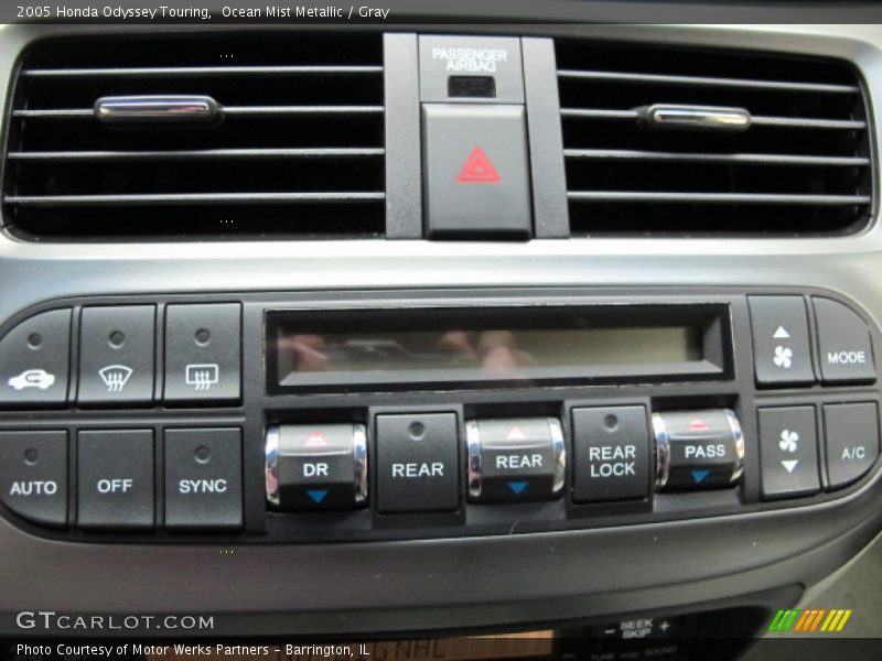Ocean Mist Metallic / Gray 2005 Honda Odyssey Touring