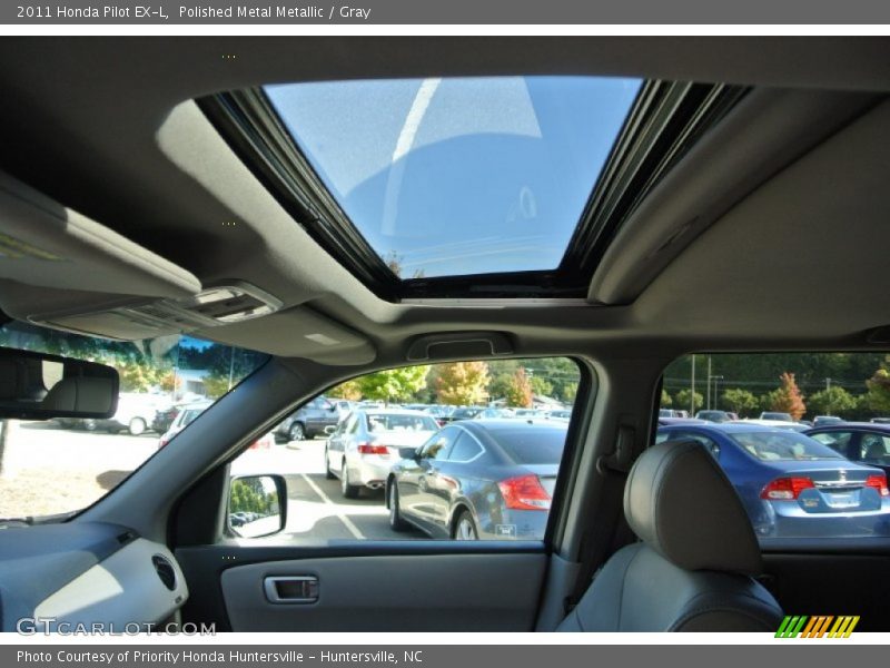 Polished Metal Metallic / Gray 2011 Honda Pilot EX-L