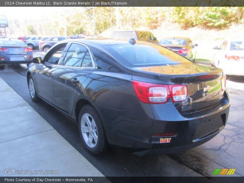 Black Granite Metallic / Jet Black/Titanium 2014 Chevrolet Malibu LS