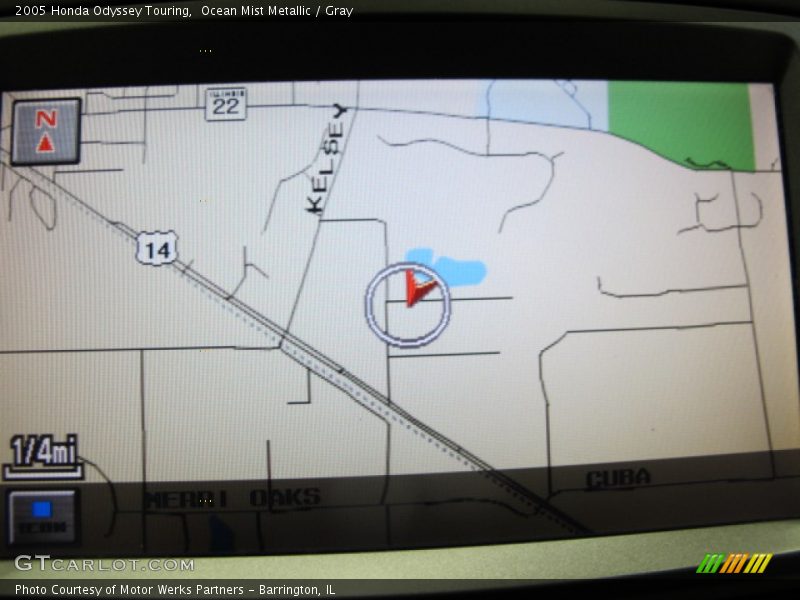 Ocean Mist Metallic / Gray 2005 Honda Odyssey Touring