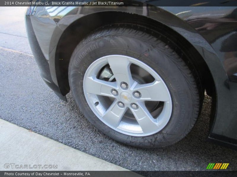 Black Granite Metallic / Jet Black/Titanium 2014 Chevrolet Malibu LS