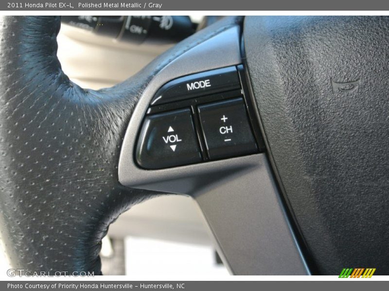 Polished Metal Metallic / Gray 2011 Honda Pilot EX-L
