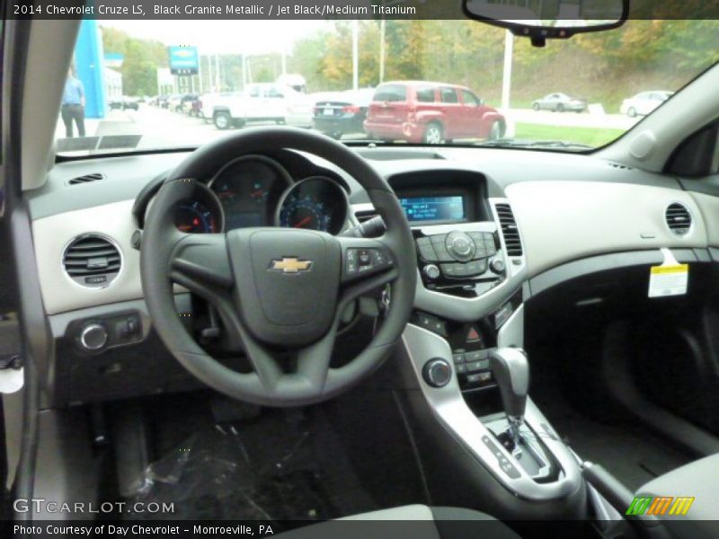 Black Granite Metallic / Jet Black/Medium Titanium 2014 Chevrolet Cruze LS