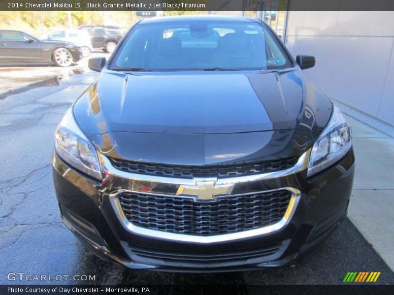 Black Granite Metallic / Jet Black/Titanium 2014 Chevrolet Malibu LS