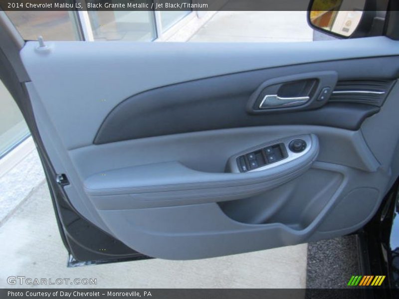 Black Granite Metallic / Jet Black/Titanium 2014 Chevrolet Malibu LS