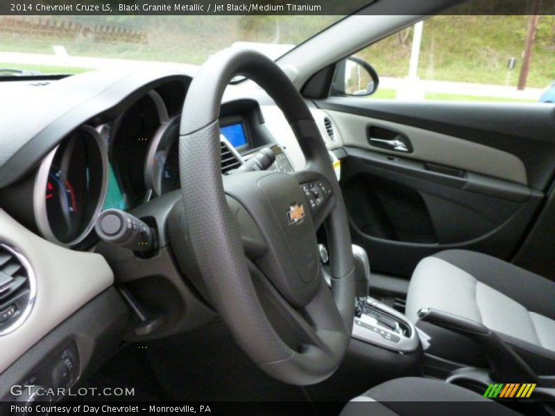 Black Granite Metallic / Jet Black/Medium Titanium 2014 Chevrolet Cruze LS