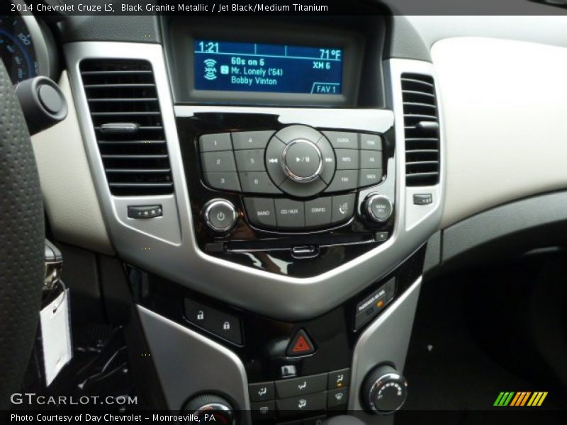Black Granite Metallic / Jet Black/Medium Titanium 2014 Chevrolet Cruze LS